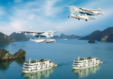 Bahía de Ha Long en Hidroavión