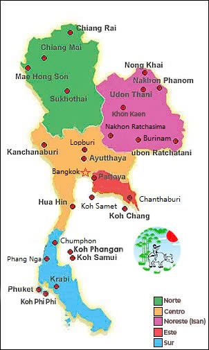 mapa-turistico-tailandia